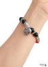 Pulsera Boho, Pulsera Elástica, 7 Chakras Negra